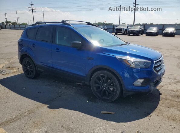1FMCU9GD7JUC94937 2018 FORD ESCAPE Синий Передняя правая четверть
