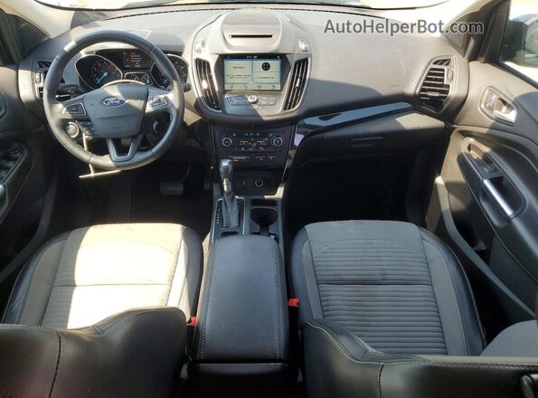 1FMCU9GD7JUC94937 2018 FORD ESCAPE Синий Вид панели приборов