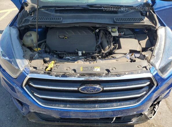 1FMCU9GD7JUC94937 2018 FORD ESCAPE Синий Вид подкапотного пространства