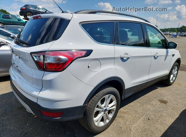 1FMCU9GD7JUD06312 2018 FORD ESCAPE White Tył prawy