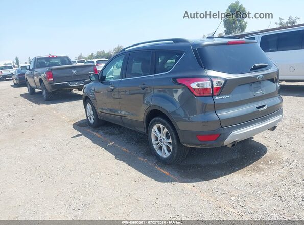 1FMCU9GD7JUD08660 2018 FORD ESCAPE Gray უკანა მარცხენა