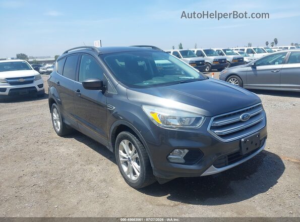 1FMCU9GD7JUD08660 2018 FORD ESCAPE Gray წინა ხედი