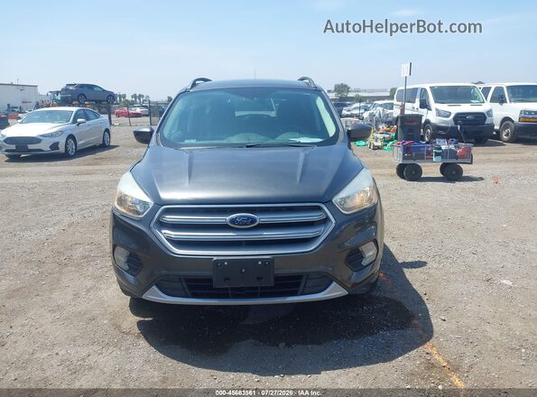 1FMCU9GD7JUD08660 2018 FORD ESCAPE Gray უკანა სალონის ხედი