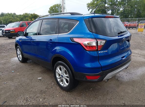1FMCU9GD7JUD08822 2018 FORD ESCAPE Синий Задняя левая четверть