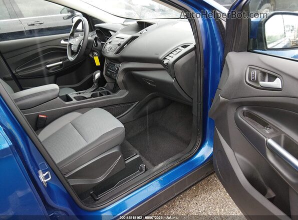 1FMCU9GD7JUD08822 2018 FORD ESCAPE Синий Вид салона спереди