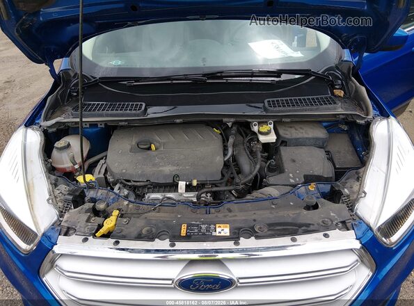 1FMCU9GD7JUD08822 2018 FORD ESCAPE Синий Вид сзади