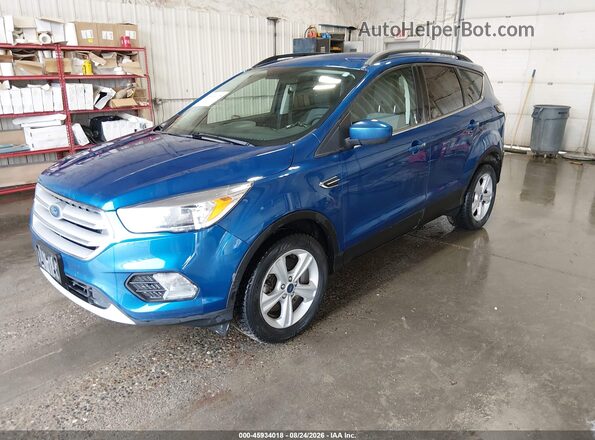 1FMCU9GD7JUD08920 2018 FORD ESCAPE Blue Vista tres cuartos delantera izquierda