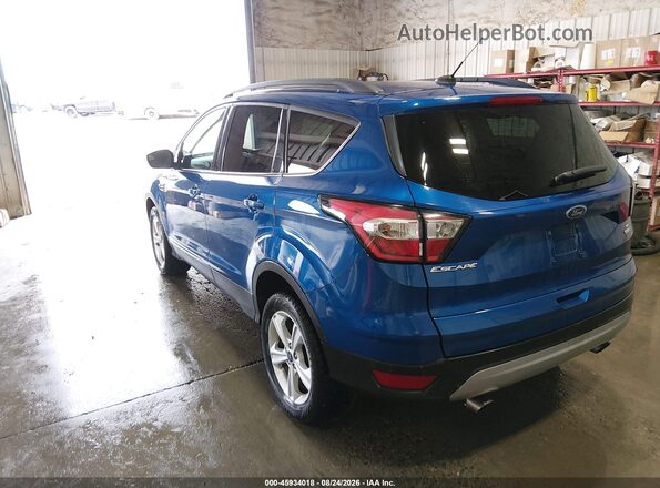 1FMCU9GD7JUD08920 2018 FORD ESCAPE Blue Trasero izquierdo