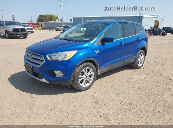 1FMCU9GD7KUB66862 2019 FORD ESCAPE Синий Передняя левая четверть