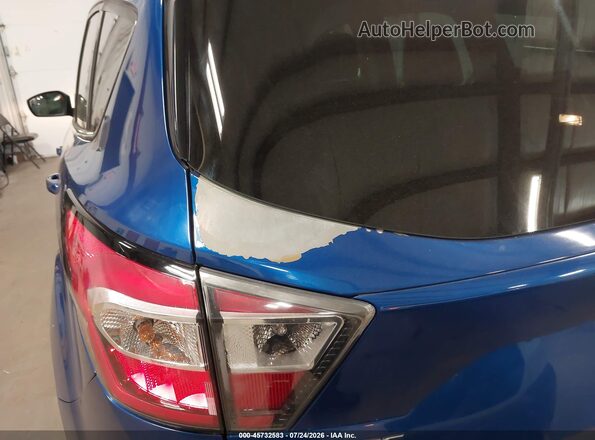 1FMCU9GD8HUA41331 2017 FORD ESCAPE Blue წინა ხედი