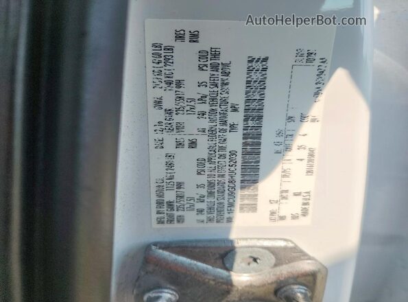 1FMCU9GD8HUC52030 2017 FORD ESCAPE White Շարժիչի բաժամունքի տեսք