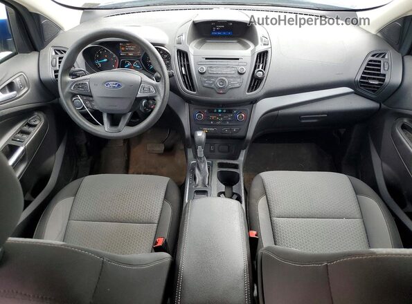 1FMCU9GD8HUD50118 2017 FORD ESCAPE Синий Вид панели приборов