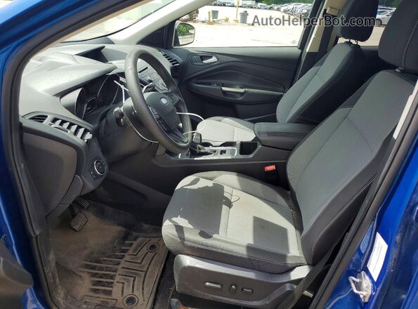 1FMCU9GD8HUD50118 2017 FORD ESCAPE Синий Вид салона спереди