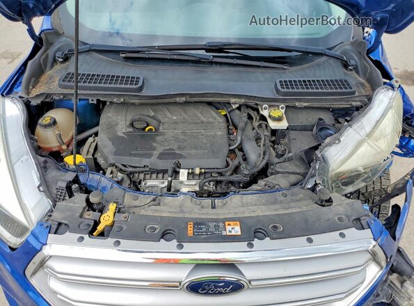 1FMCU9GD8HUD50118 2017 FORD ESCAPE Синий Вид подкапотного пространства