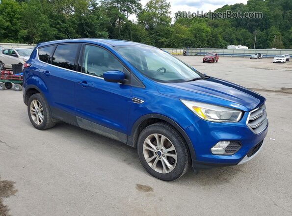 1FMCU9GD8HUD50118 2017 FORD ESCAPE Синий Передняя правая четверть