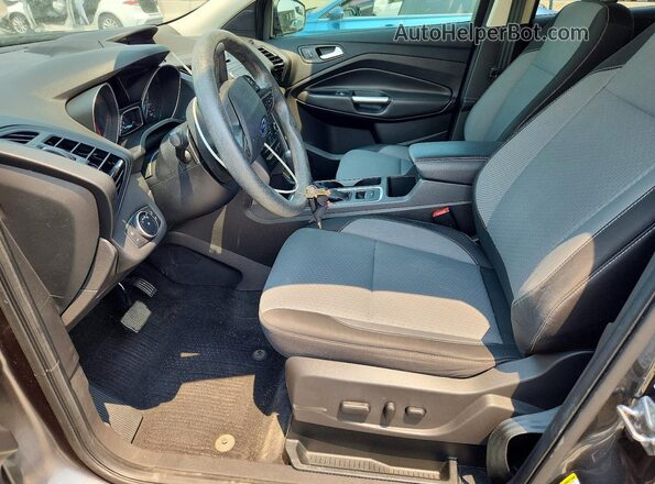 1FMCU9GD8HUE72865 2017 FORD ESCAPE Charcoal წინა სალონის ხედი