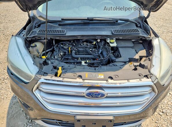 1FMCU9GD8HUE72865 2017 FORD ESCAPE Charcoal ძრავის განყოფილების ხედი