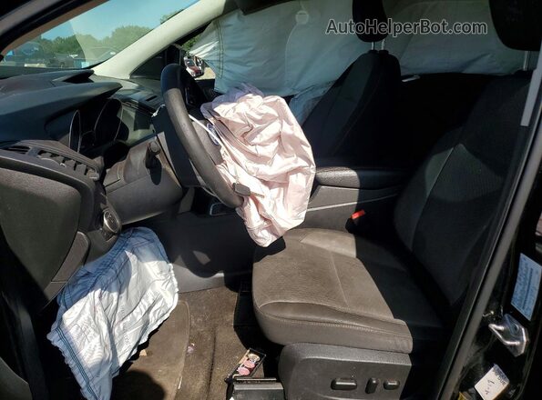 1FMCU9GD8JUA10828 2018 FORD ESCAPE Black წინა სალონის ხედი