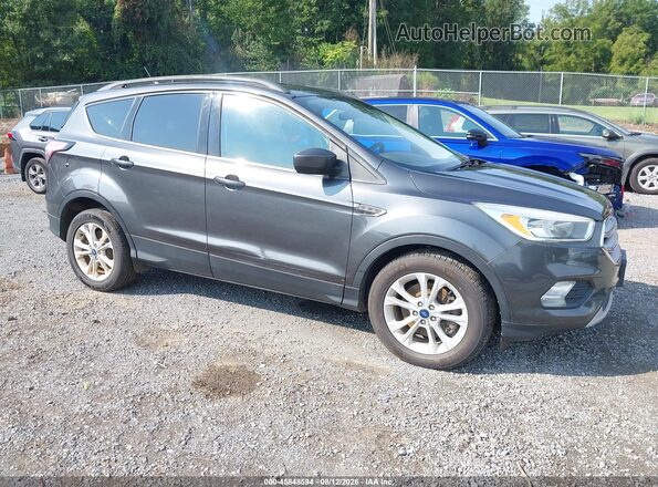 1FMCU9GD8JUA17780 2018 FORD ESCAPE Gray Դիմացի տեսք