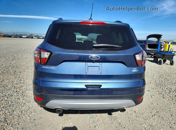 1FMCU9GD8JUA23241 2018 FORD ESCAPE Blue უკანა ხედი