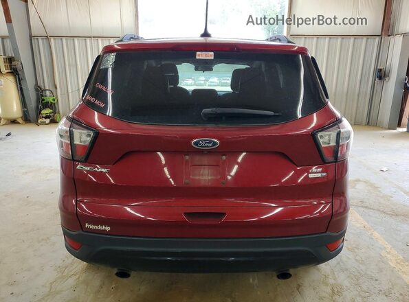 1FMCU9GD8JUA29489 2018 FORD ESCAPE Red Rear view