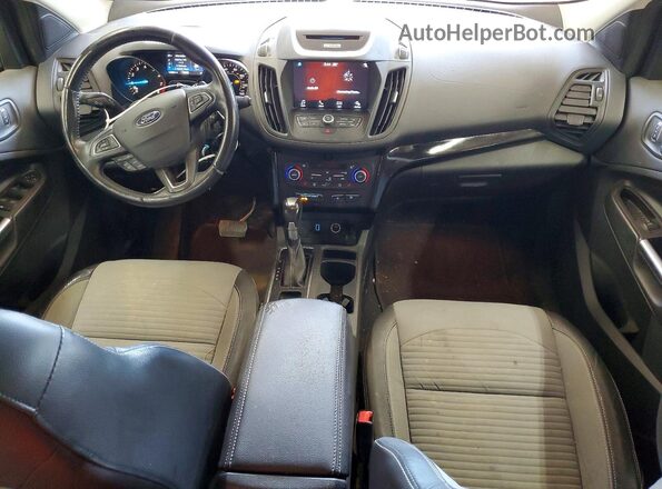 1FMCU9GD8JUA29489 2018 FORD ESCAPE Red Dashboard view