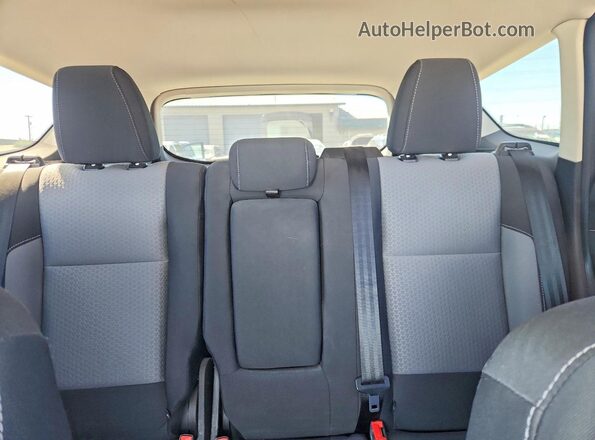 1FMCU9GD8JUA98389 2018 FORD ESCAPE Silver უკანა სავარძლების ხედი