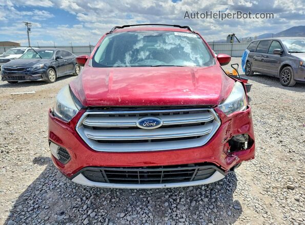 1FMCU9GD8JUB23565 2018 FORD ESCAPE Red წინა ხედი