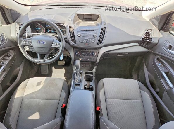 1FMCU9GD8JUB23565 2018 FORD ESCAPE Red წინა პანელის ხედი