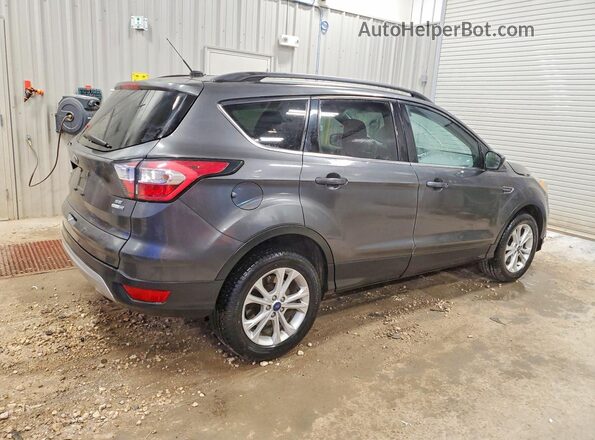 1FMCU9GD8JUB75925 2018 FORD ESCAPE Gray Задня права чверть