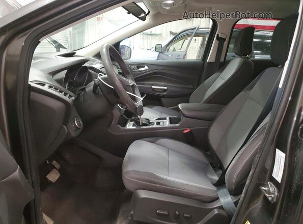 1FMCU9GD8JUB75925 2018 FORD ESCAPE Gray Вид салону спереду