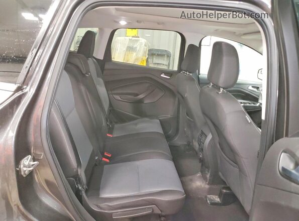 1FMCU9GD8JUB75925 2018 FORD ESCAPE Gray Вид задньої частини салону