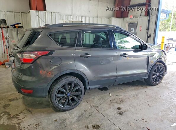 1FMCU9GD8JUB92854 2018 FORD ESCAPE Gray Trasero derecho