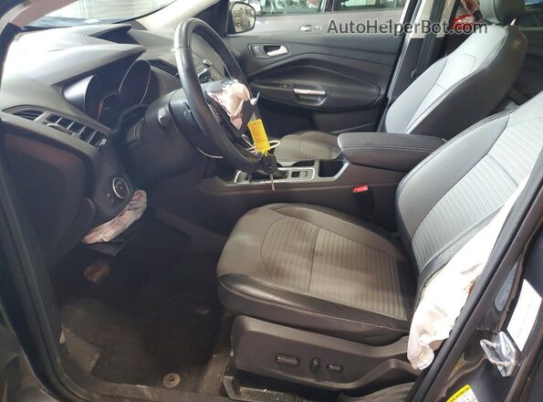 1FMCU9GD8JUB92854 2018 FORD ESCAPE Gray Vista interior delantera