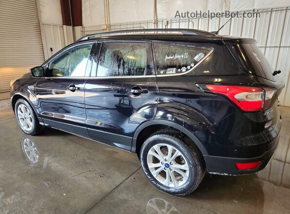 1FMCU9GD8JUC61607 2018 FORD ESCAPE Black უკანა მარცხენა
