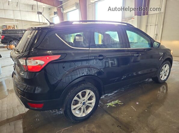 1FMCU9GD8JUC61607 2018 FORD ESCAPE Black უკანა მარჯვენა