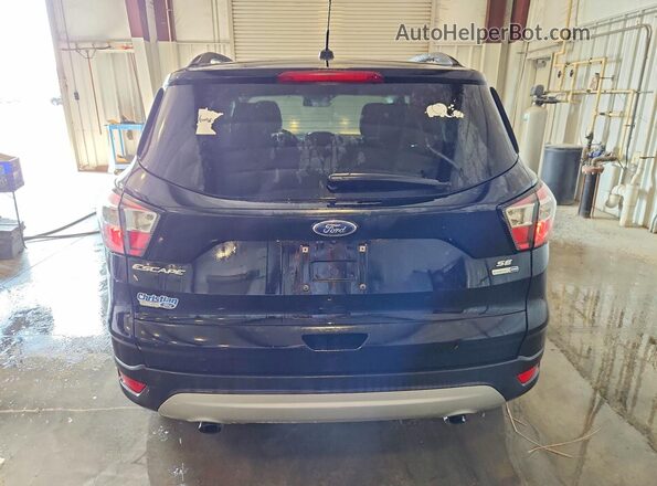 1FMCU9GD8JUC61607 2018 FORD ESCAPE Black უკანა ხედი