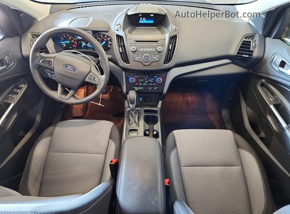 1FMCU9GD8JUC61607 2018 FORD ESCAPE Black წინა პანელის ხედი
