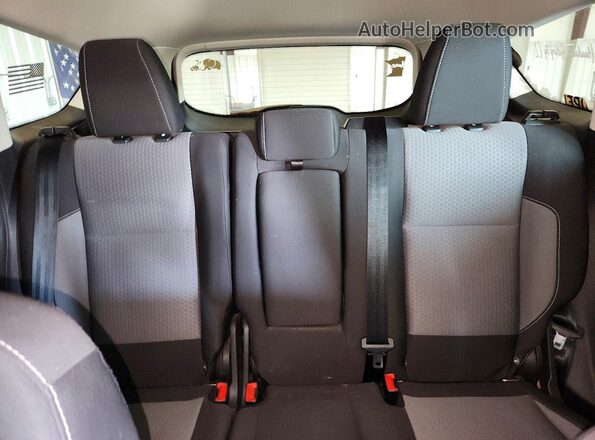 1FMCU9GD8JUC61607 2018 FORD ESCAPE Black უკანა სავარძლების ხედი