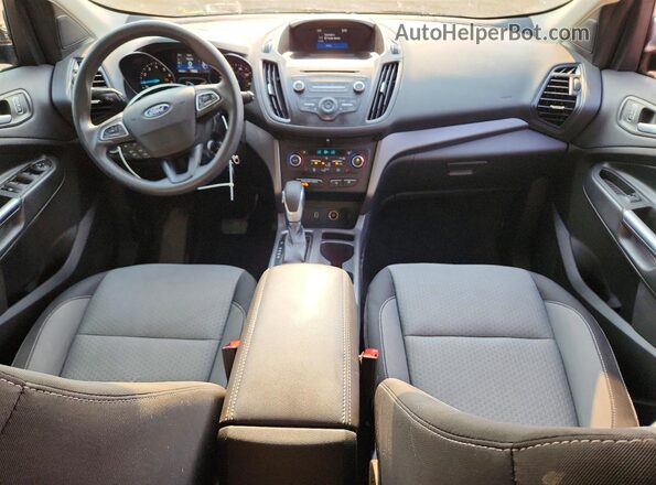 1FMCU9GD8JUC61719 2018 FORD ESCAPE Blue Vista del salpicadero