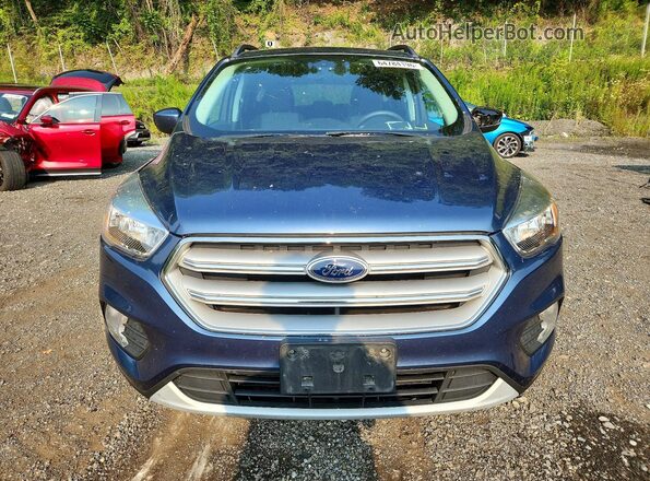 1FMCU9GD8JUC61719 2018 FORD ESCAPE Blue Vista frontal