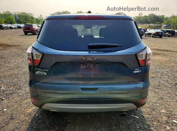 1FMCU9GD8JUC61719 2018 FORD ESCAPE Blue Vista trasera