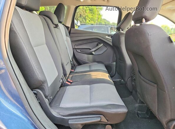 1FMCU9GD8JUC61719 2018 FORD ESCAPE Blue Vista interior trasera