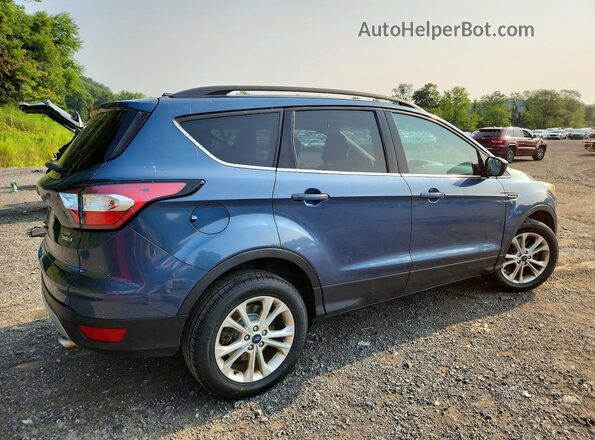 1FMCU9GD8JUC61719 2018 FORD ESCAPE Blue Trasero derecho