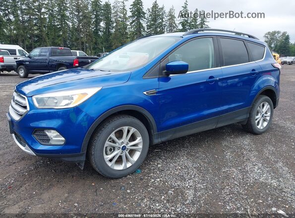 1FMCU9GD8JUD31154 2018 FORD ESCAPE Blue Vista tres cuartos delantera izquierda