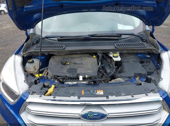 1FMCU9GD8JUD31154 2018 FORD ESCAPE Blue Vista trasera