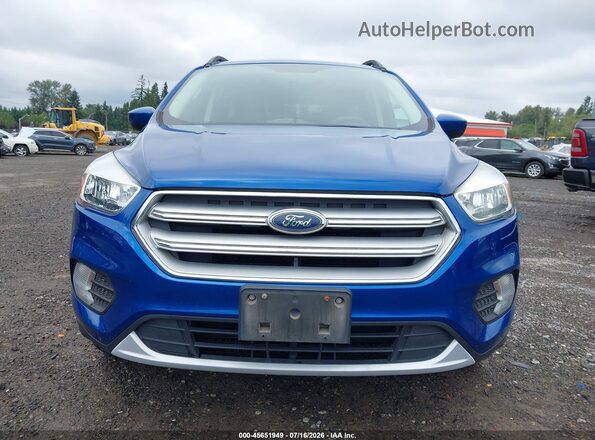1FMCU9GD8JUD31154 2018 FORD ESCAPE Blue Vista del cuadro de instrumentos