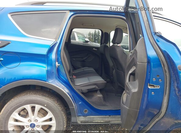 1FMCU9GD8JUD31154 2018 FORD ESCAPE Blue Vista de la etiqueta del VIN