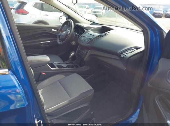 1FMCU9GD8JUD31171 2018 FORD ESCAPE Blue წინა სალონის ხედი