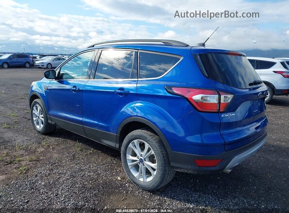1FMCU9GD8JUD31171 2018 FORD ESCAPE Blue უკანა მარცხენა